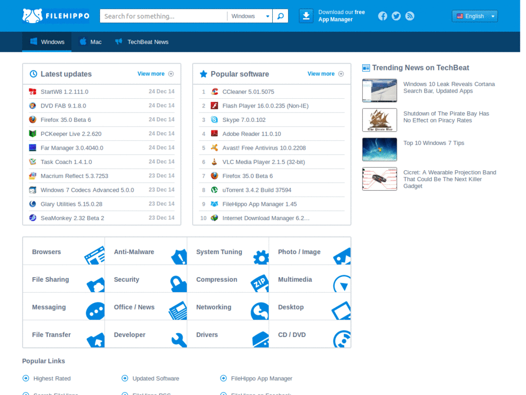 FileHippo - No annoying ads