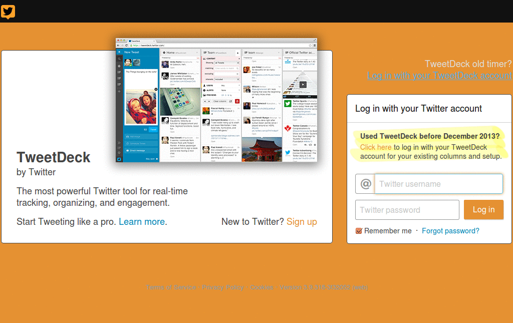 Tweetdeck orange