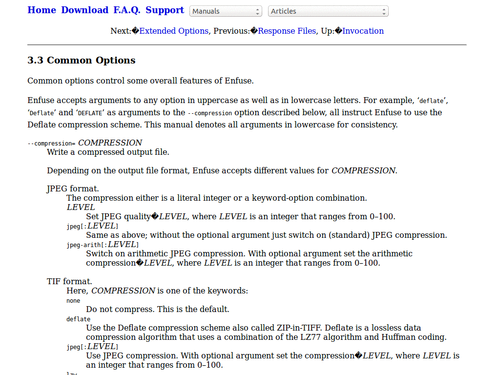 Enfuse/Enblend Documentation Readability