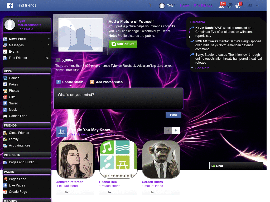 Lion Purple FB