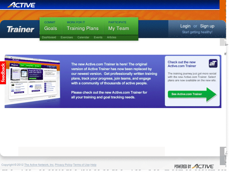 active trainer version two