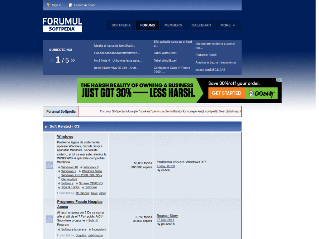 Softpedia forum ingust