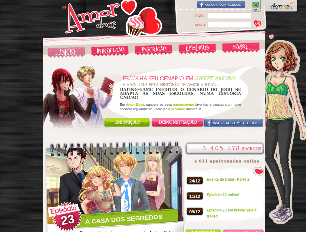Amor Doce Castiel e Docete - Sangue