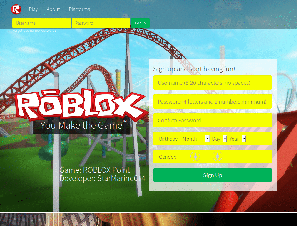Blue ROBLOX.