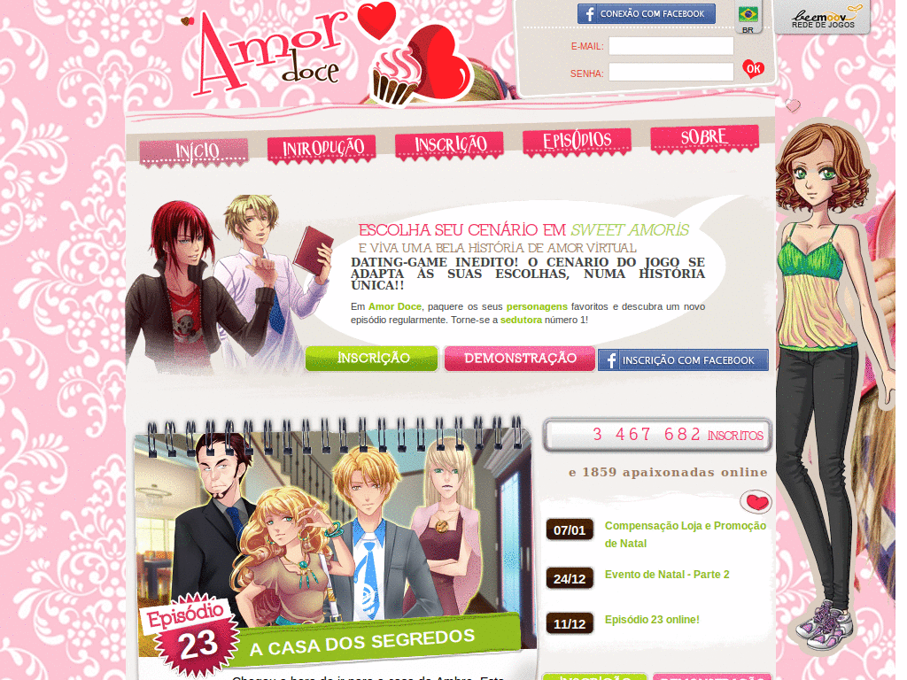 Amor doce Tema: Avril Lavigne Perfeita