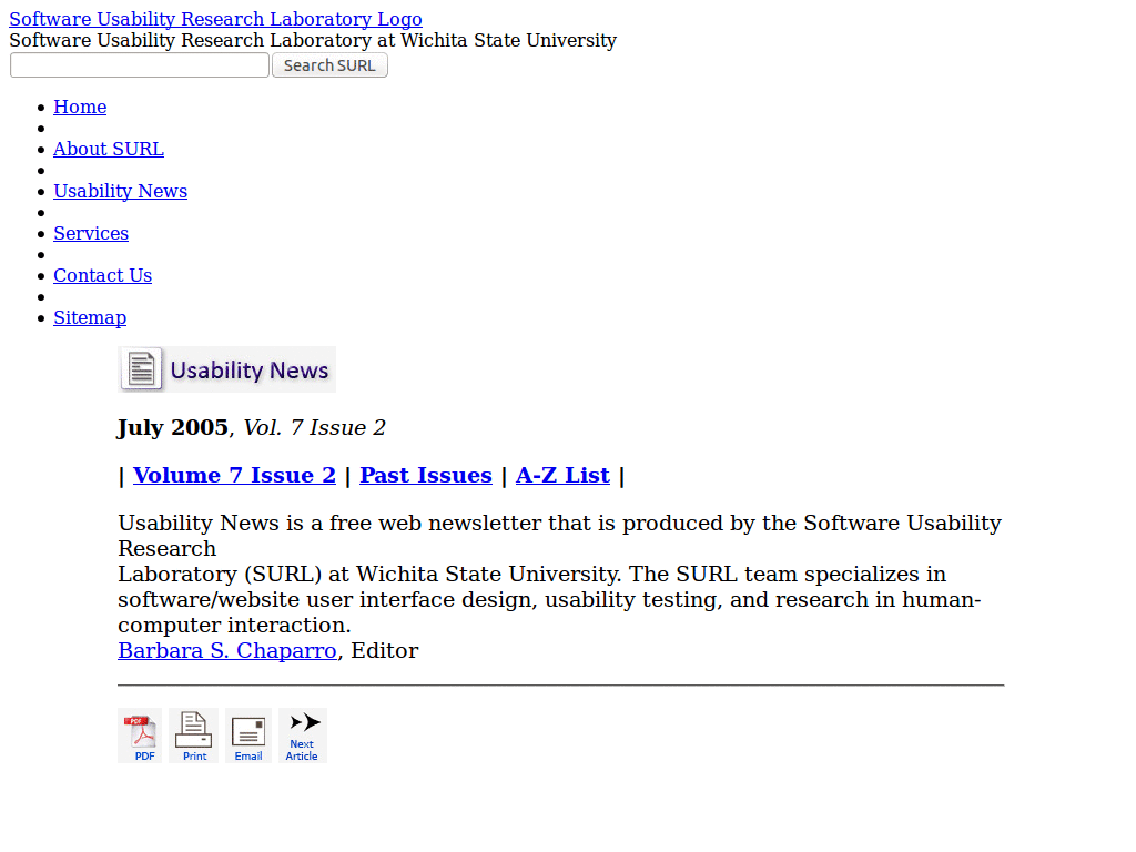 The Effects of Line Length on Reading Online News