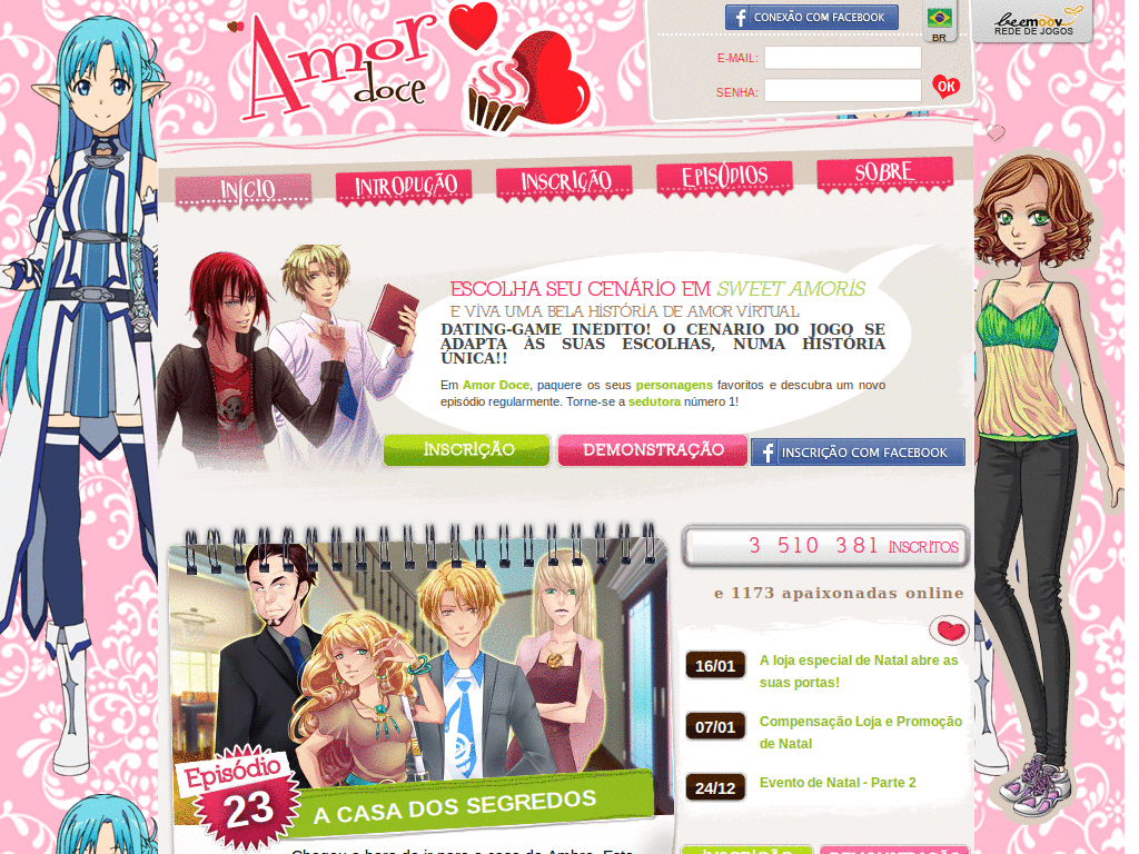 Amor doce-Sword Art Online.alo e asuna