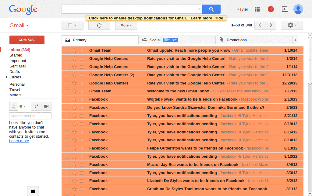 Gmail - Highlight Read/Unread/Selected/Unselected