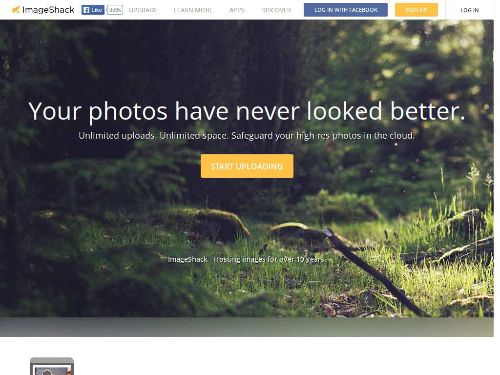 imageshack - show normal image link