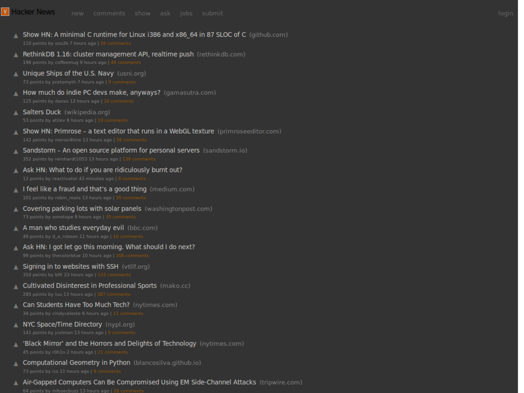 Smaller Darker News