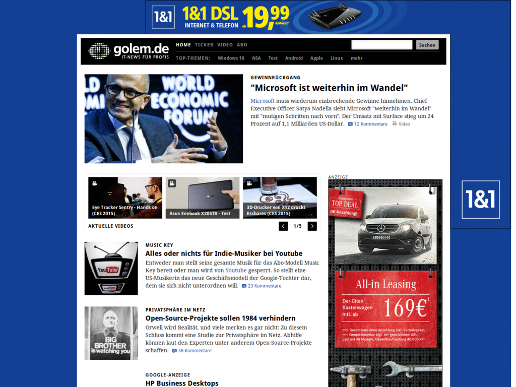 Center Me - Golem.de