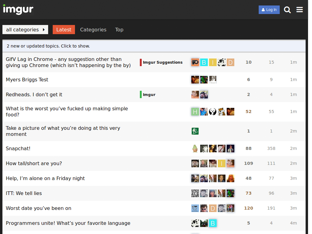 Imgur Green & Imgur Community Dark