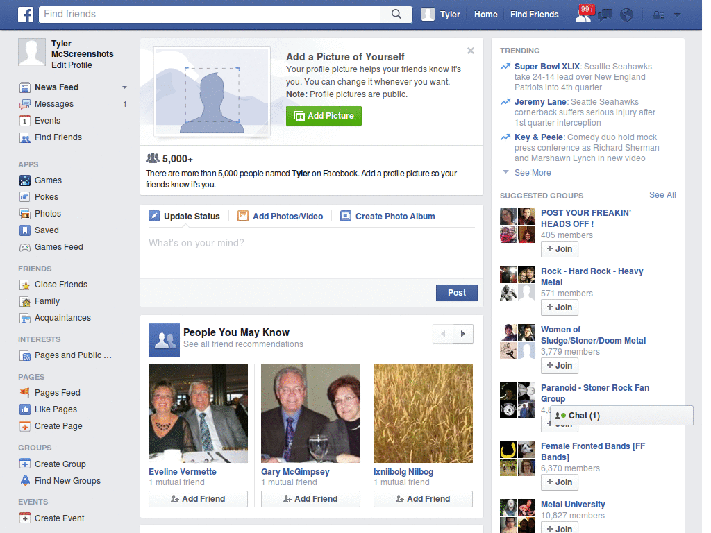 Facebook - Like HIDE