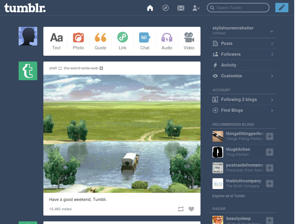 Fix New Tumblr Font