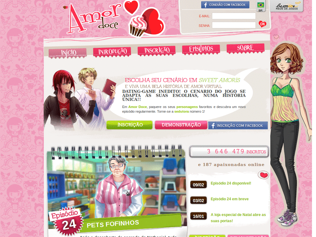 Amor Doce tema: Girl Kawaii S2