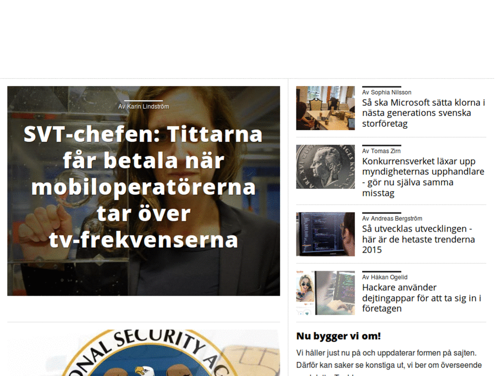 IDG.se - Menuoverlay