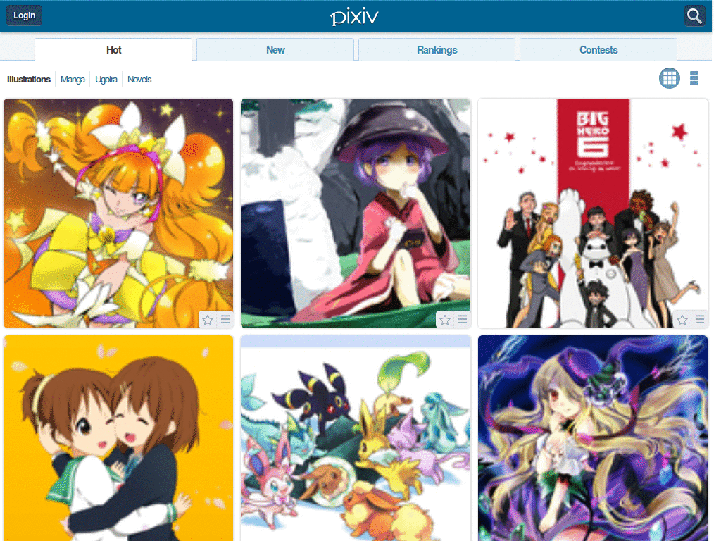 pixiv touch Cleanup