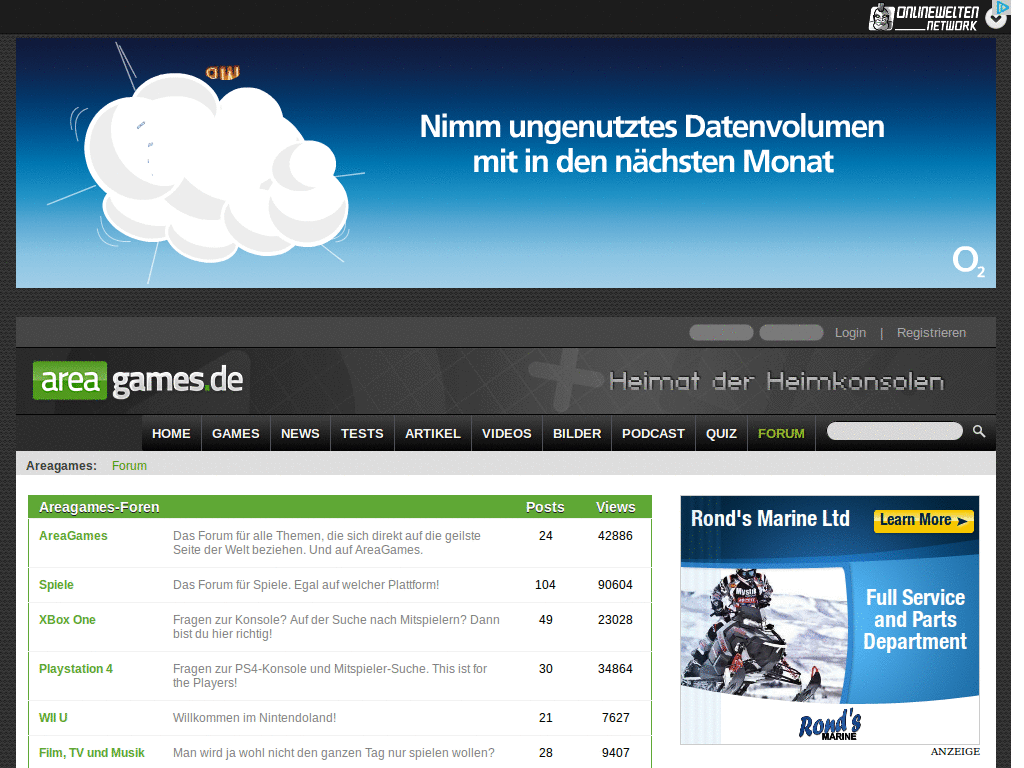 Areagames.de 1280x800