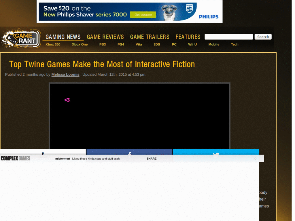 Gamerant Full Width Articles