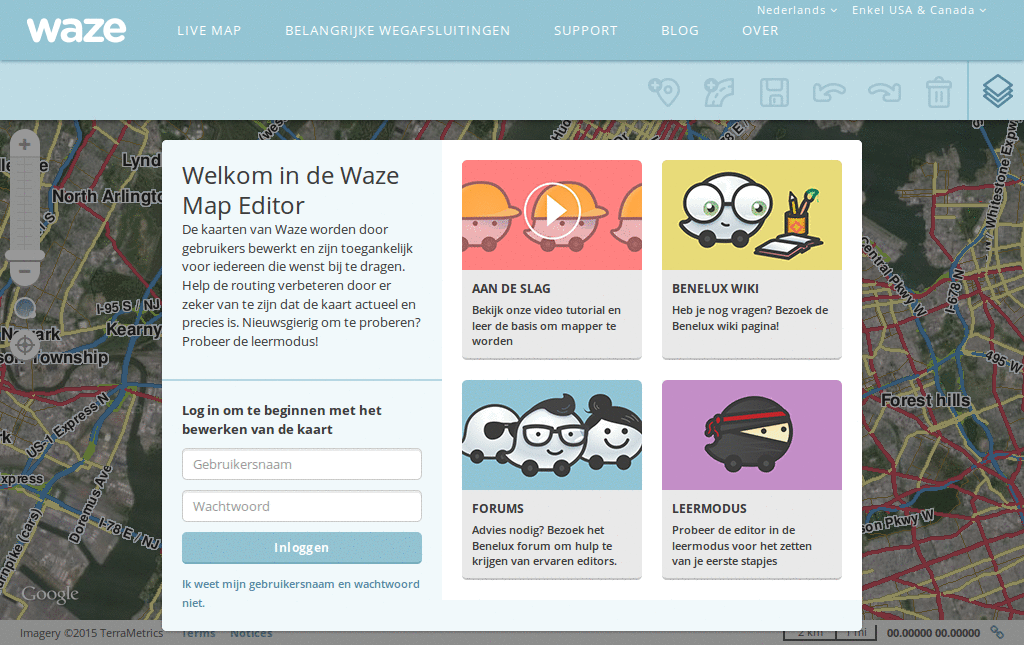 Waze Smaller Sidepanel Tabs