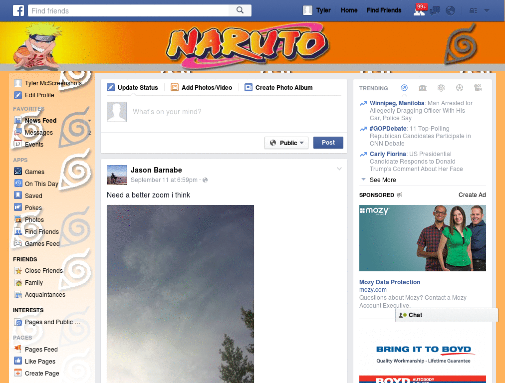 Facebook - Naruto ( by Templah.com )