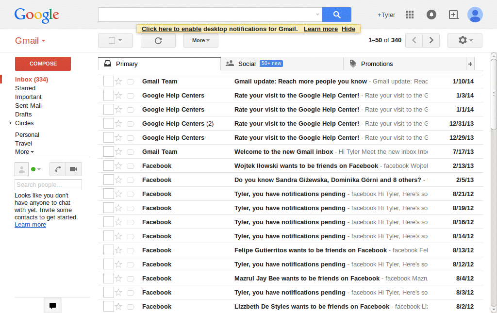 Gmail Quick Links