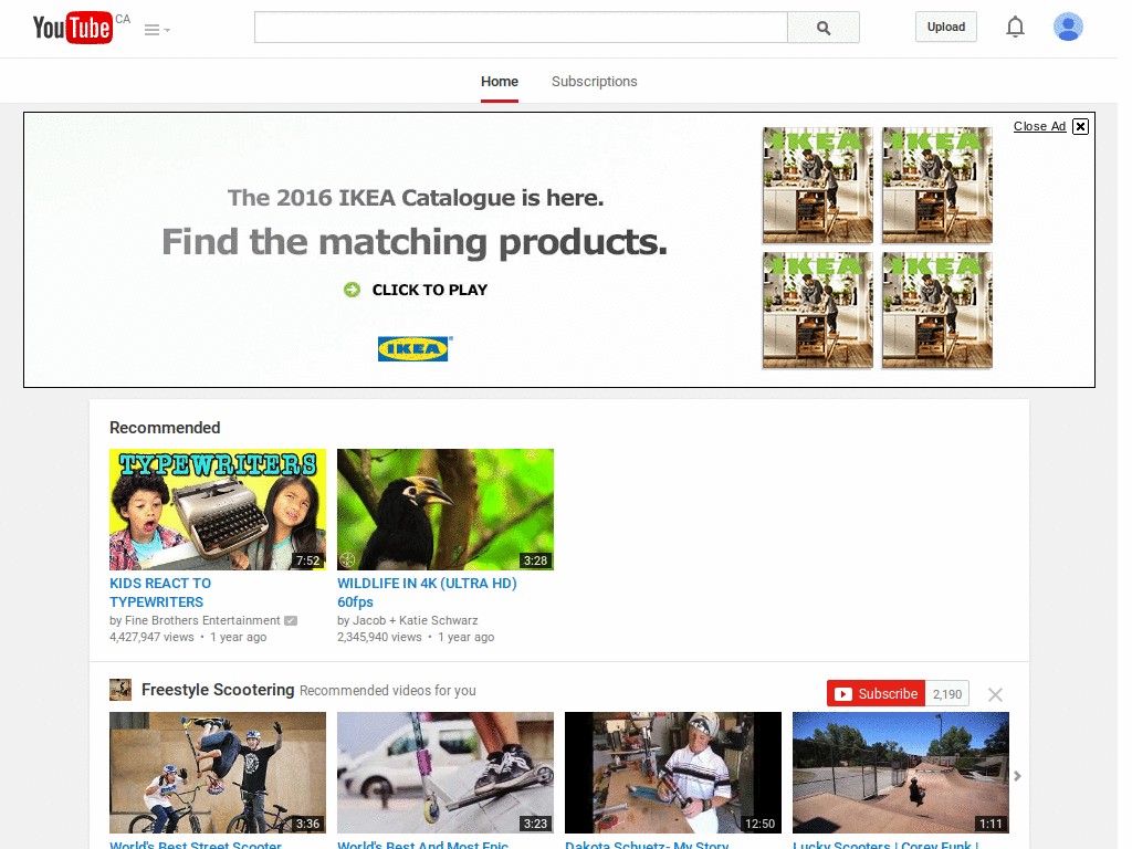 Youtube- HD+