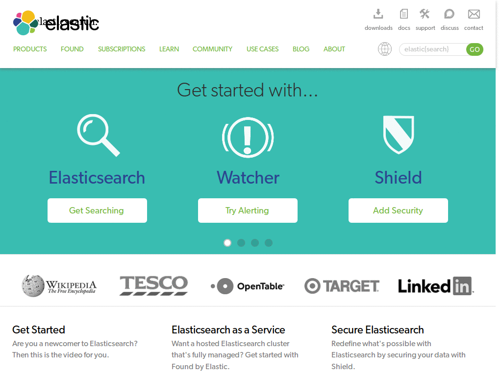 Old green elasticsearch