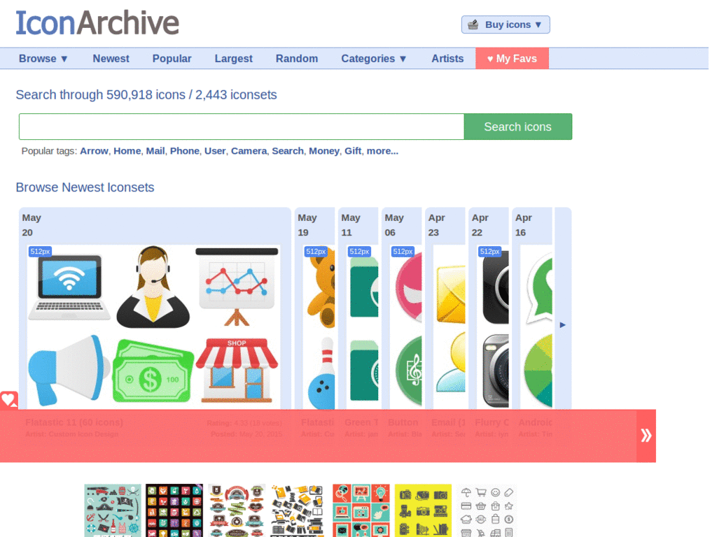 Suppression de publicitées pour iconarchive.com
