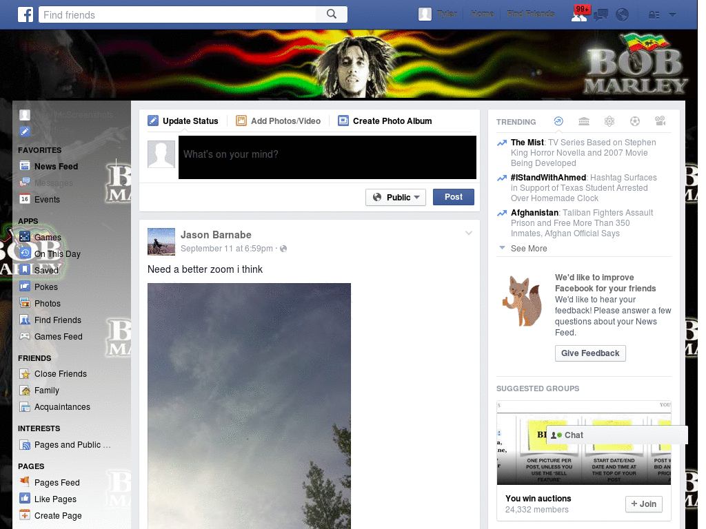 Facebook - Bob Marley (Reggae ) ( by Templah.com )