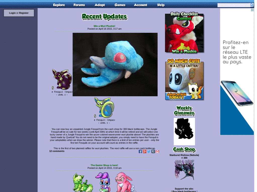 Click Critters - Theme & Font Changer