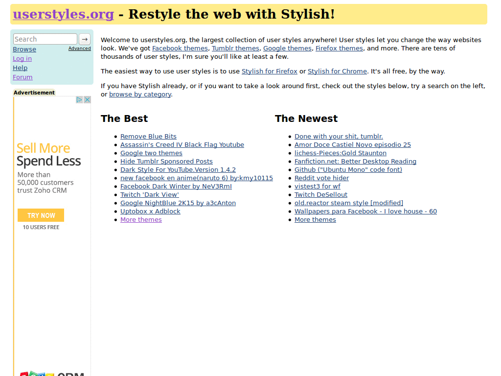 User Style Banner Remove