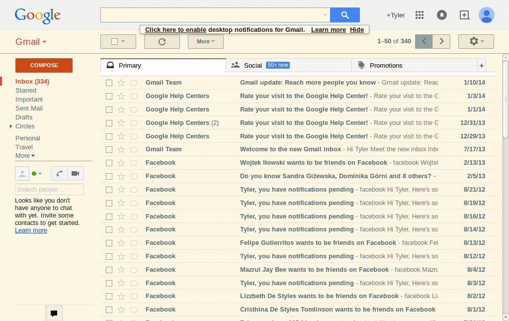 gMail Solarised