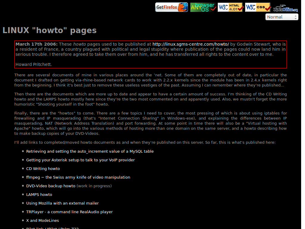 howto-pages - dark