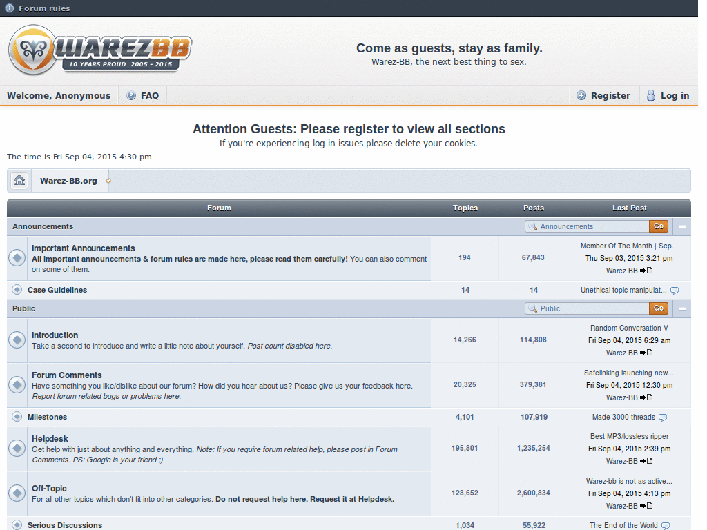Warez-BB.Org Remove Adverts (Top and Bottom)