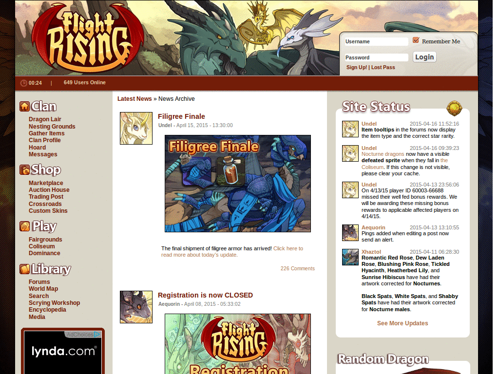 Flight Rising: Font Arial