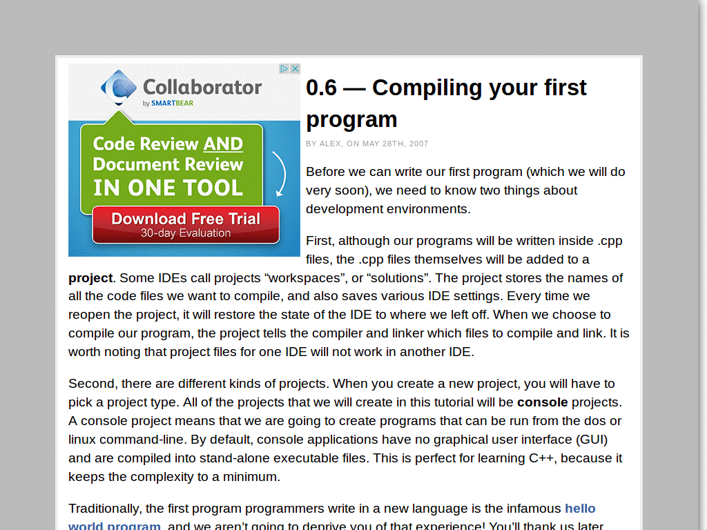 Learn C++ as a Book
