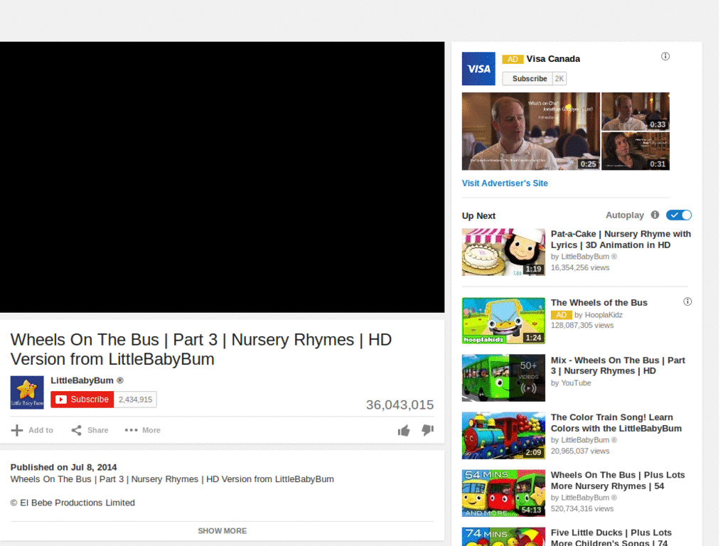 Hide Youtube Search / Guide Bar