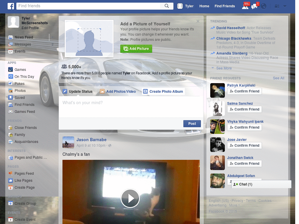 Wallpapers para Facebook - Auto - 60