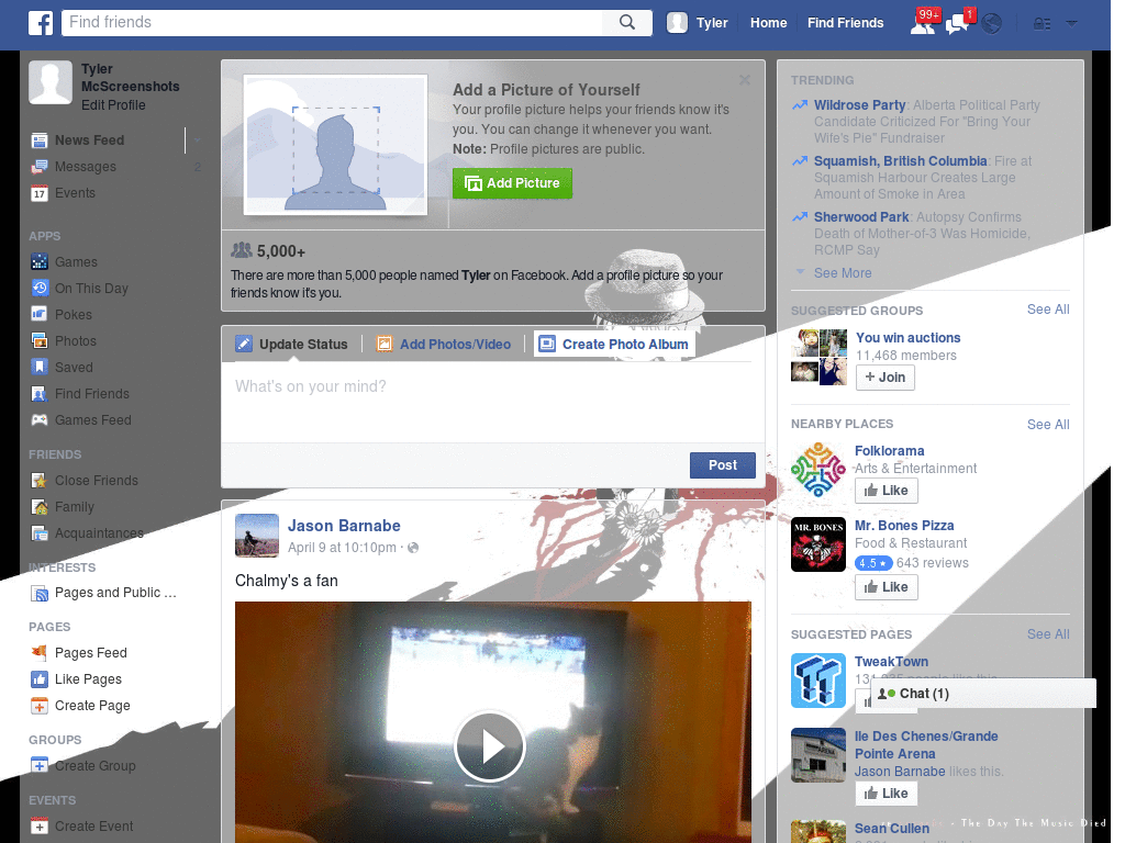 Wallpapers para Facebook - Music Died - 38