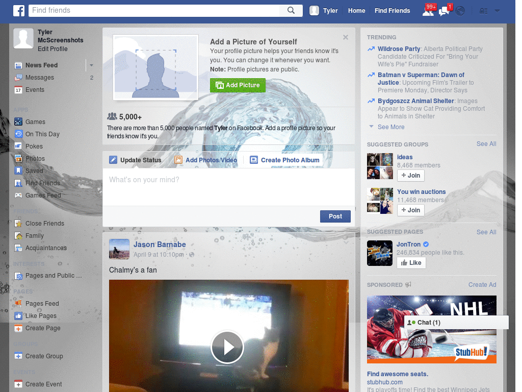 Wallpapers para Facebook - Agua - 63