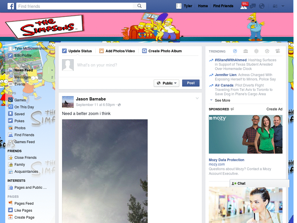 Facebook - The Simpsons ( by Templah.com )