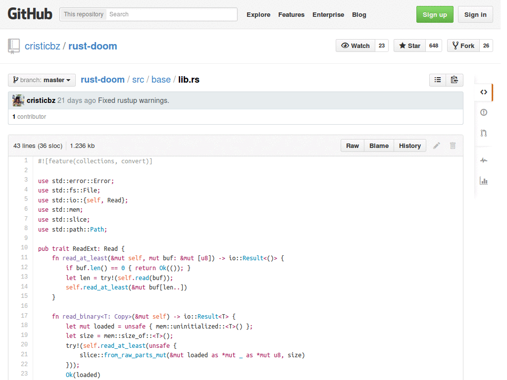 Github ("Ubuntu Mono" code font)