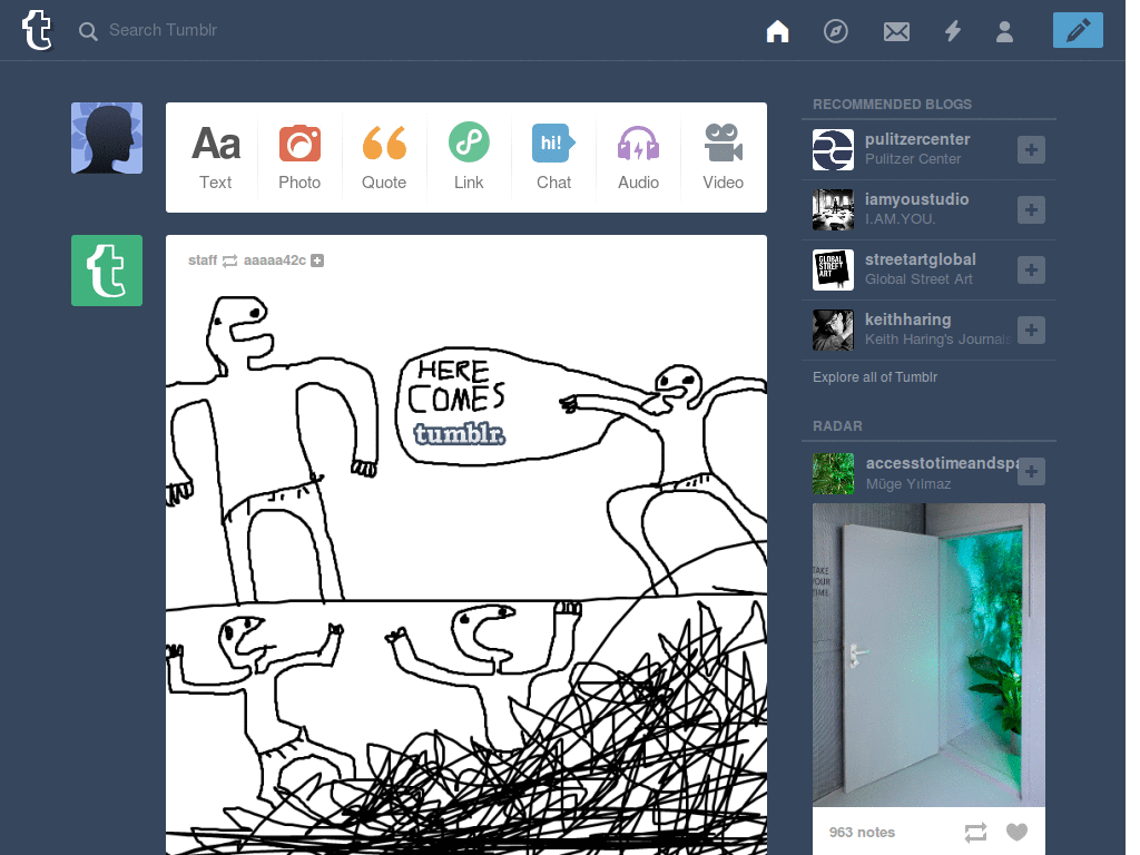 Done with your shit, tumblr.
