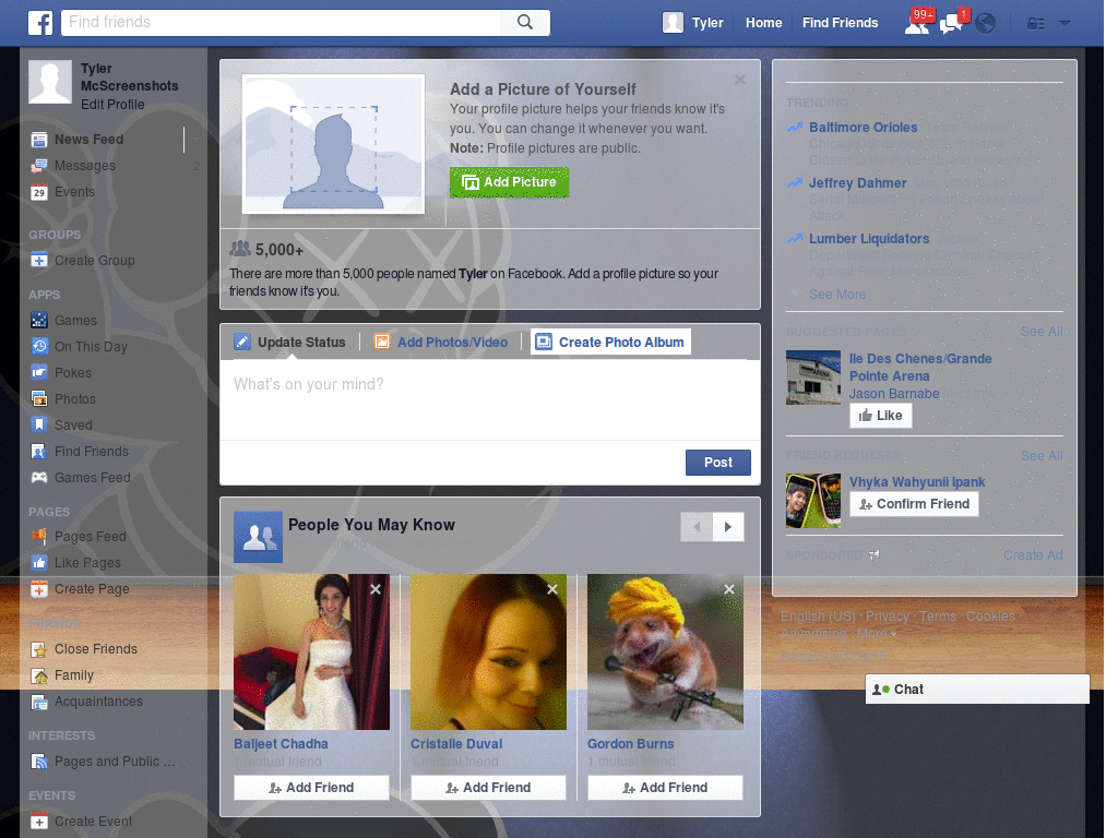 Wallpapers para Facebook - Calavera - 95