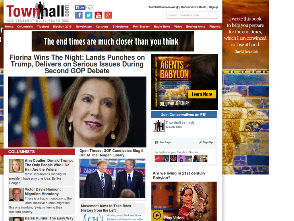 The Conservative Voice redesigned