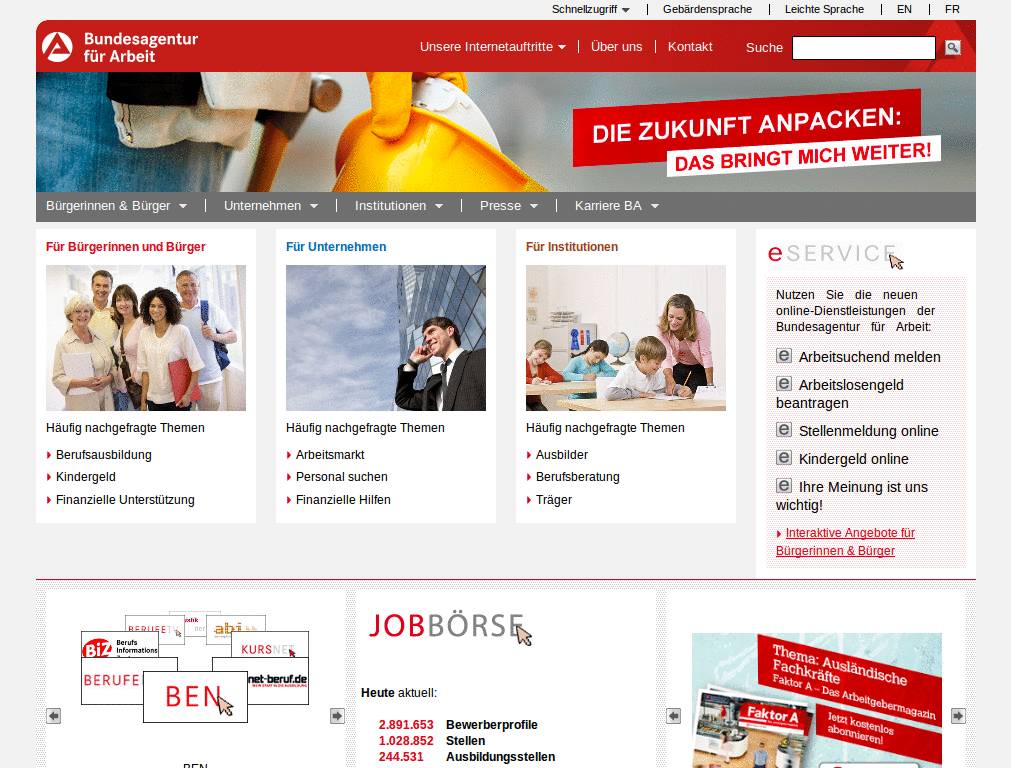 Arbeitsagentur.de rosé