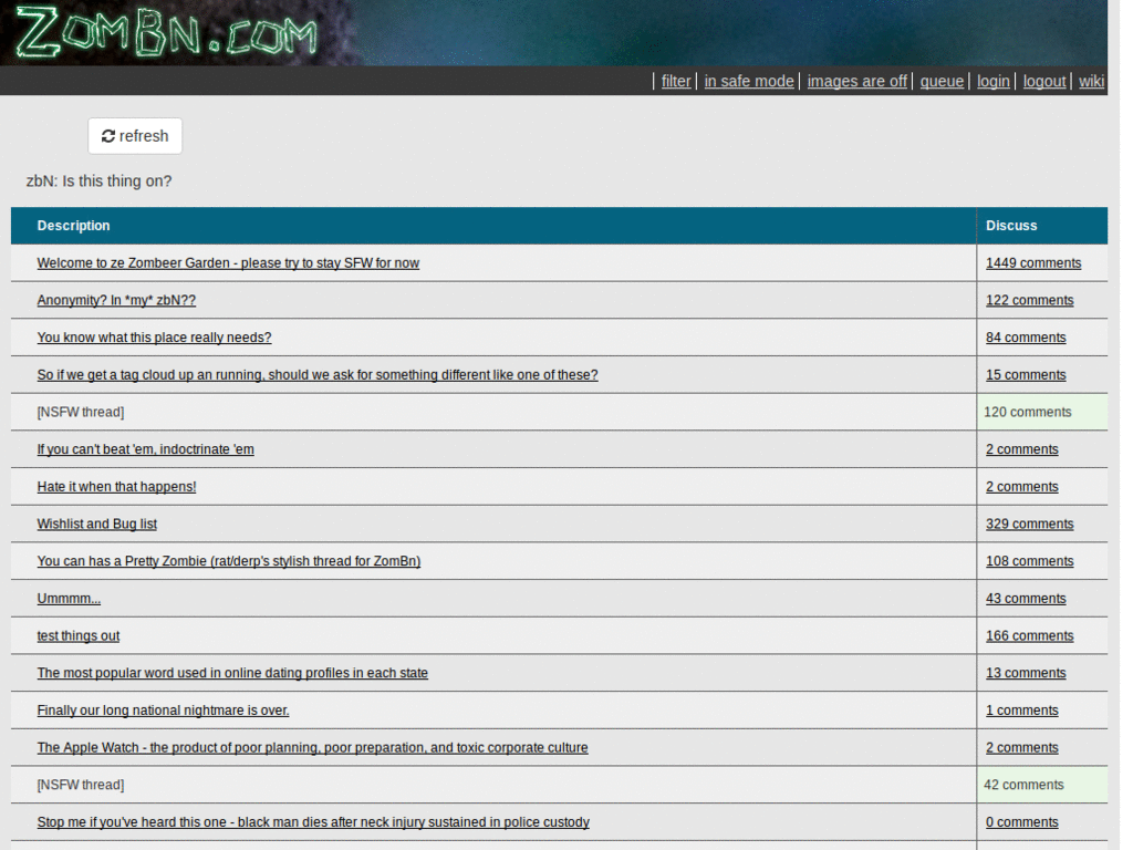 Ignore user nathangrey from ZomBn.com