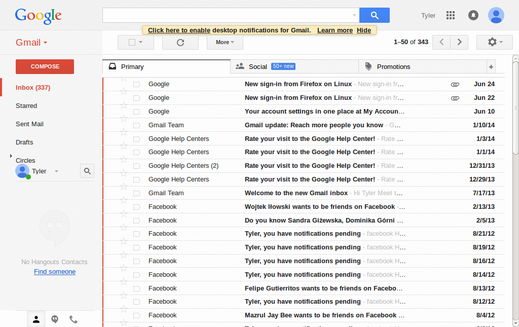 Beautify GMAIL for stylish