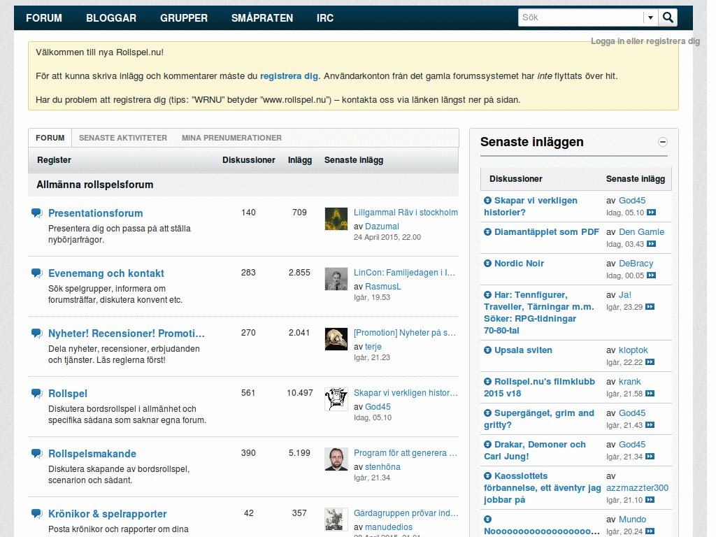 Kranks stiliga WRNU-layout